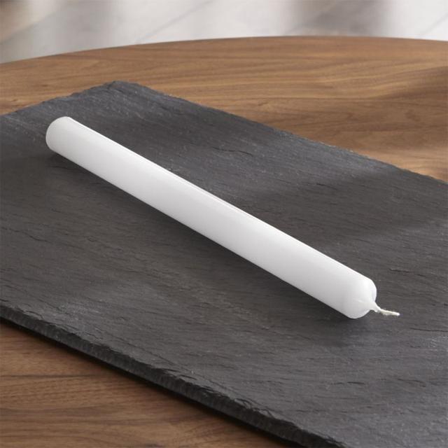 White 12" Taper Candle