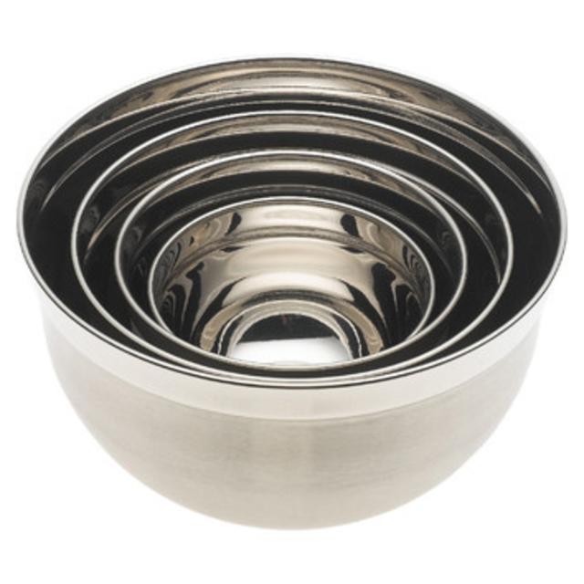 4 Piece Stainless Steel Mixing Bowl Set                        by                              YBM Home