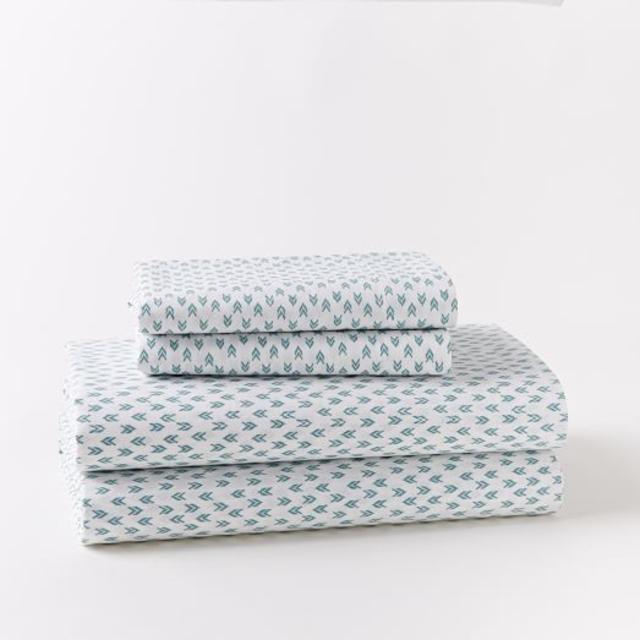 Organic Harmony Sheet Set - Queen - Peacock color