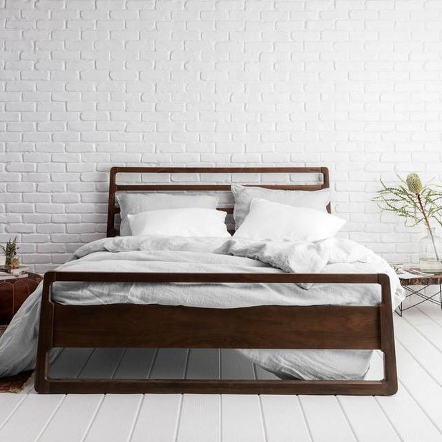 Linen Duvet Cover - Fog - Full/Queen