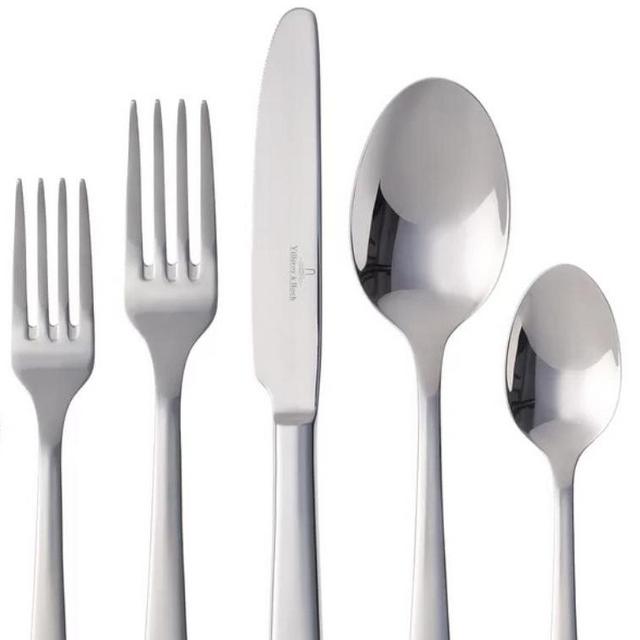 Villeroy & Boch Chancellor Stainless Steel Flatware - Set of 60