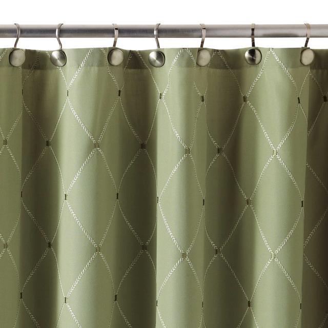 Wellington Shower Curtain in Green