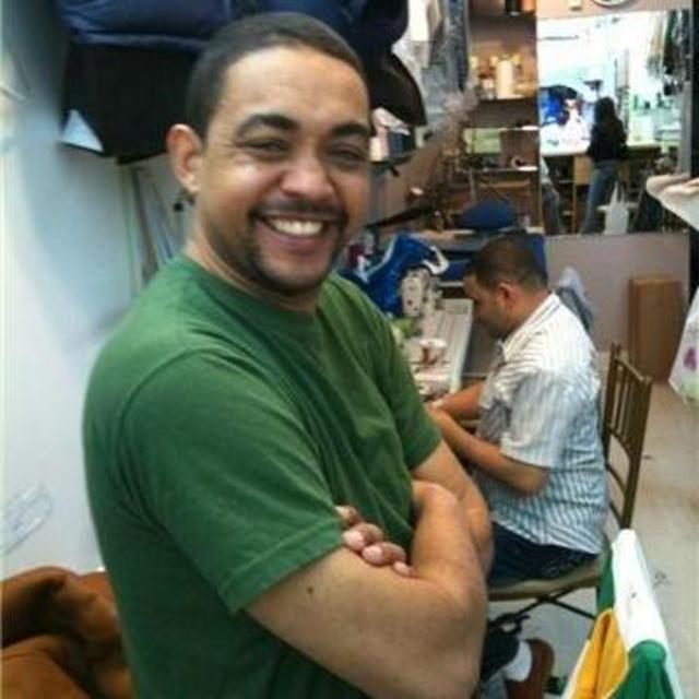Suit tailoring from our favorite local tailor (Rafael) to help Aaron look less frumpy ;)