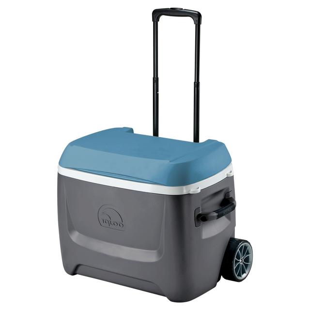 Igloo Island Breeze Maxcold 50 Quart Roller Cooler product details page