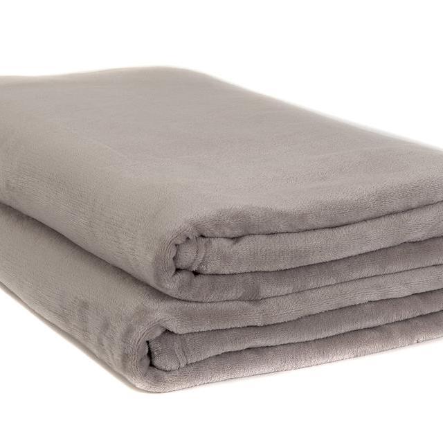 Amor&Amore Super Soft King Blanket, Gray