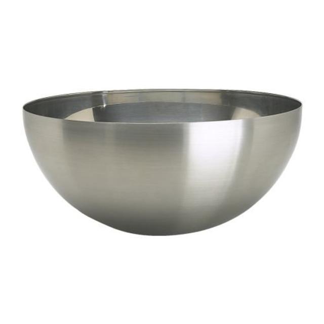 Ikea Blanda Blank Serving Bowl, 14-Inch, Silver