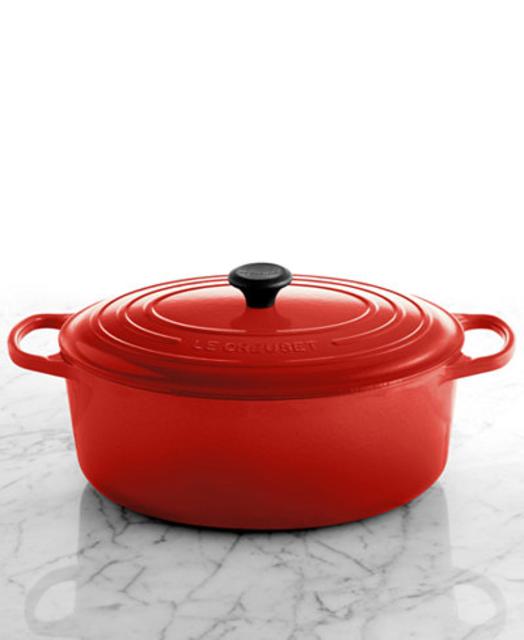 Enameled Cast Iron 9.5 Qt. Dutch Oven, Cherry