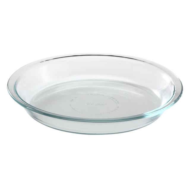 2 Pyrex Glass Pie Plates, 9"