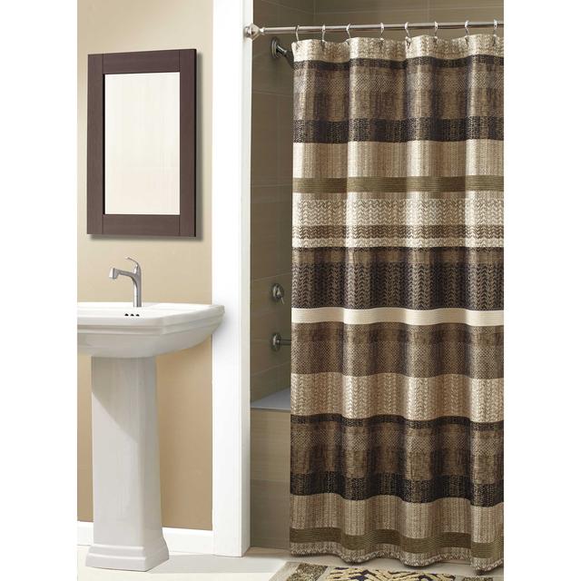 Croscill® Portland Shower Curtain in Bronze