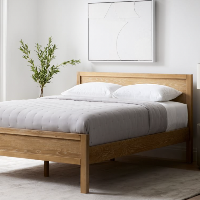 Brennan Bed, King, Oak