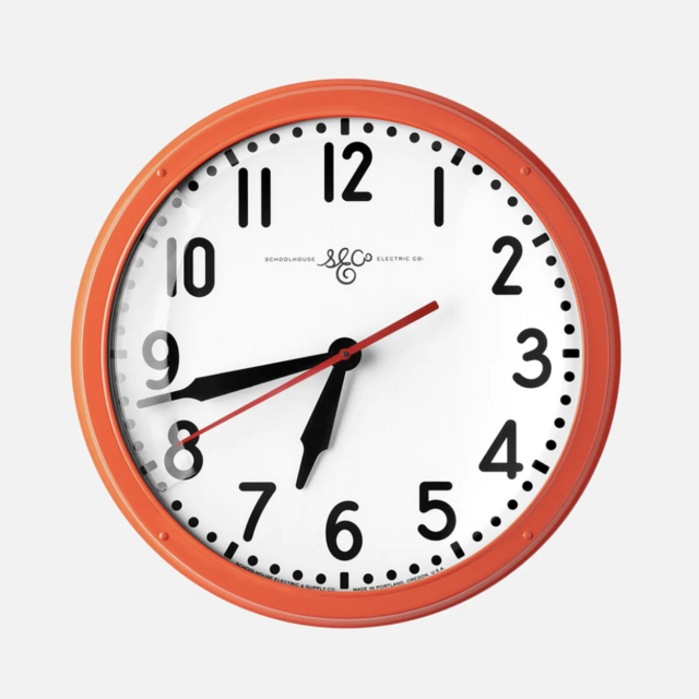 Schoolhouse Electric Clock