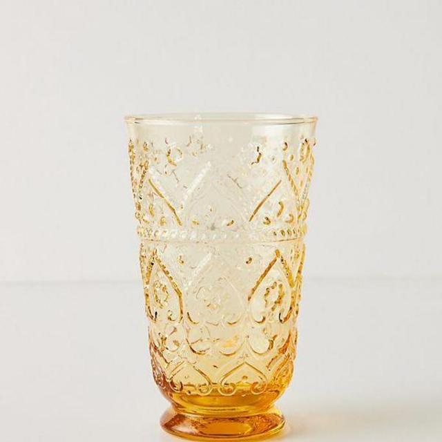Bombay Glasses, Amber, Set of 4