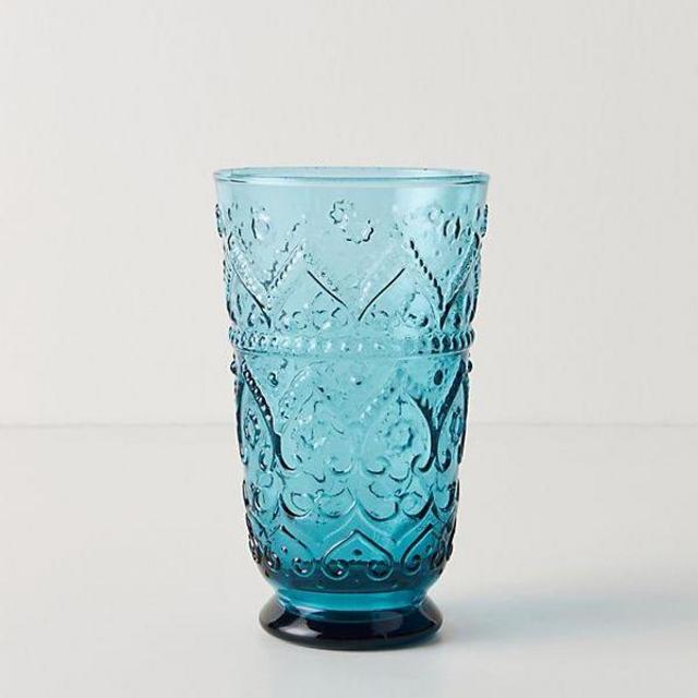 Bombay Glasses, Dark Teal, Set of 4