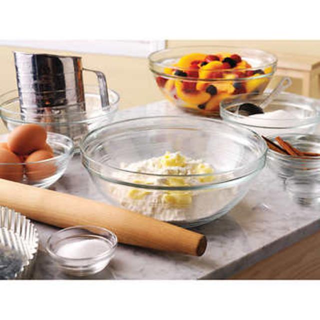 Duralex Lys Nesting Glass Bowls - Set of 9