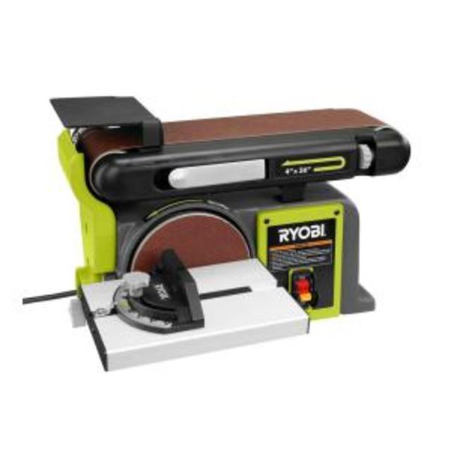 120-Volt Bench Sander, Green