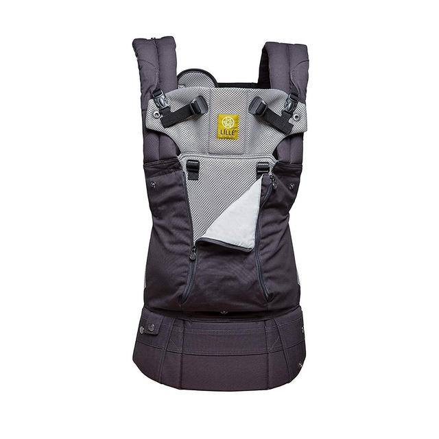 LÍLLÉbaby Complete All Seasons Six-Position Baby Carrier, Charcoal/Silver