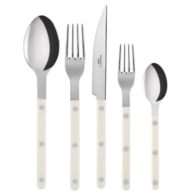 Sabre Flatware Bistrot Stainless Steel Ivory 5pcs Service for 4 (20 pieces)