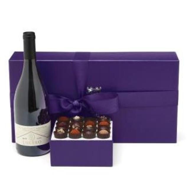 Kingston Family Vineyards Lucero Syrah + Dark Chocolate Truffles, 16 pieces