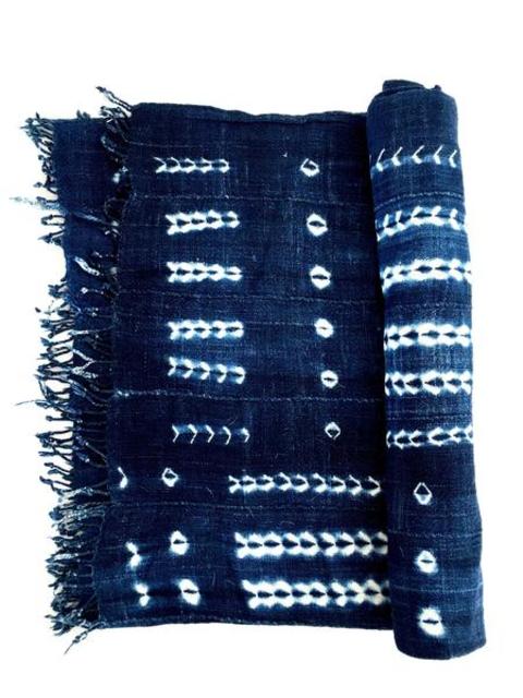 COTTON THROW // INDIGO