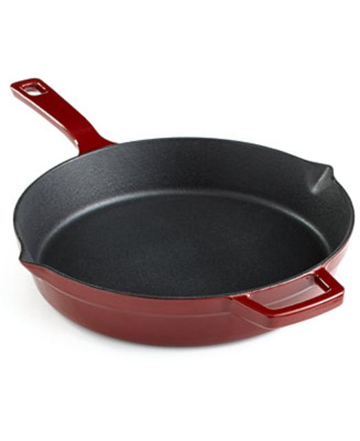 Martha Stewart Collection Enameled Cast Iron 10" Fry Pan, Only at Macy's