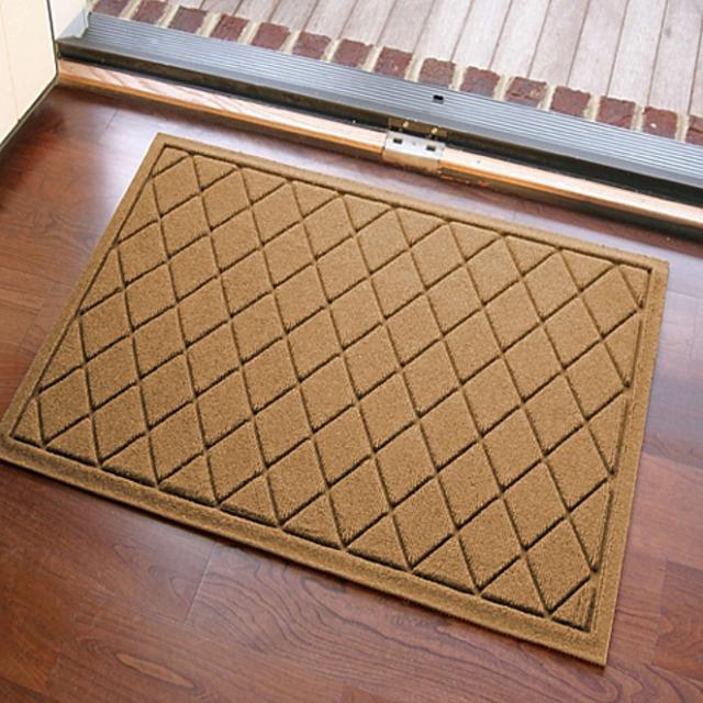 Weather Guard™ Argyle 2-Foot x 3-Foot Door Mat in Medium Blue