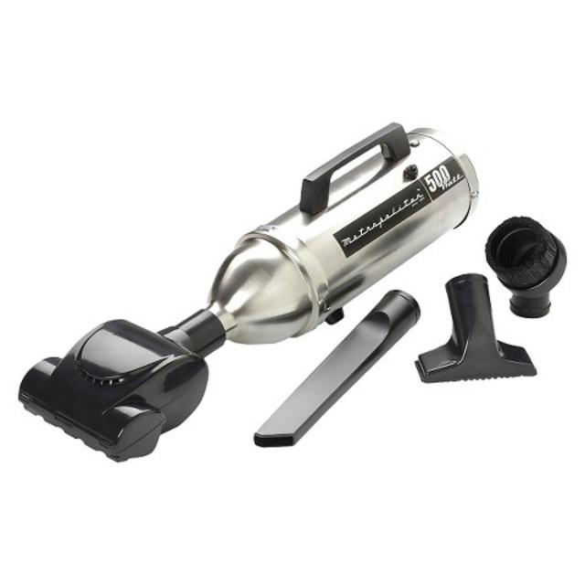 Metropolitan 500-Watt High-Performance Turbo Handheld Vac - Stainless Steel