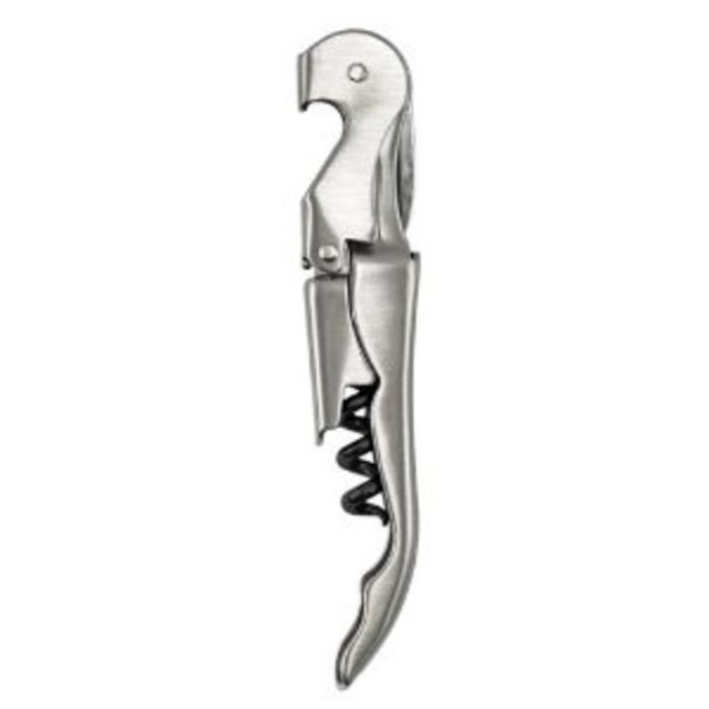 Truetap Stainless Steel Double Hinged Waiter's Corkscrew - Silver
