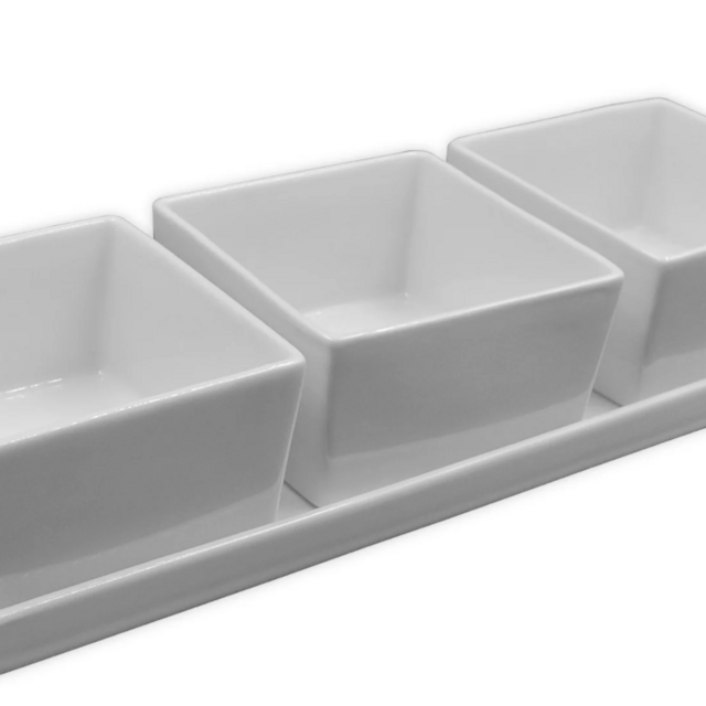 Our Table™ Hayden 4-Piece Serving Set in White