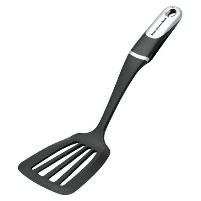 KitchenAid® Black Slotted Turner