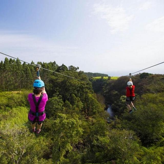 Ziplining on the Big Island