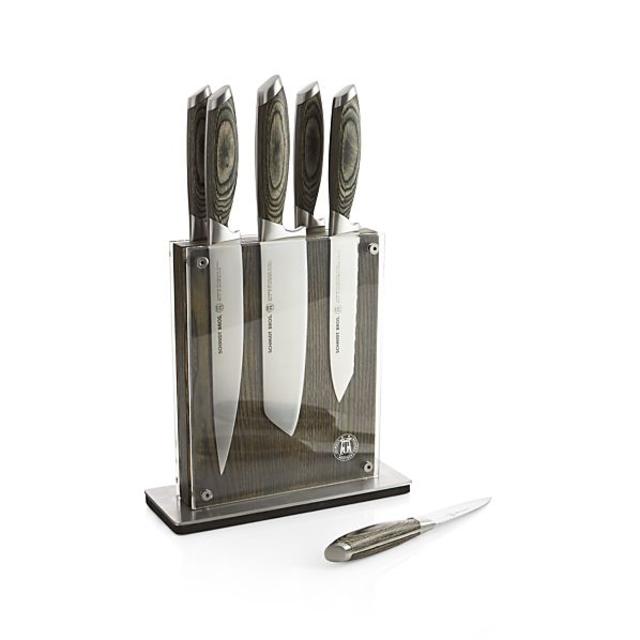 Schmidt Brothers ® Bonded Ash 7-Piece Knife Set
