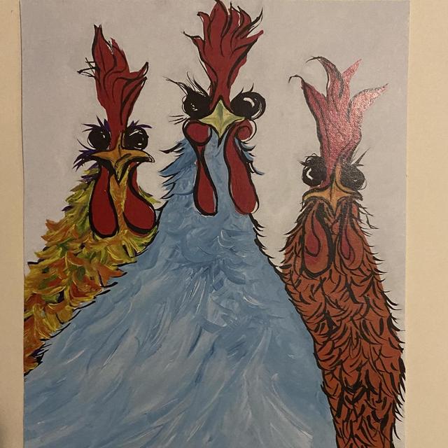 Frame Our Art: Susan Dodge "Big Chicks"