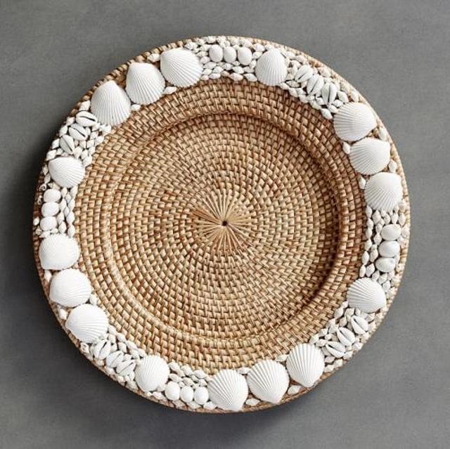 Shell-Rimmed Charger