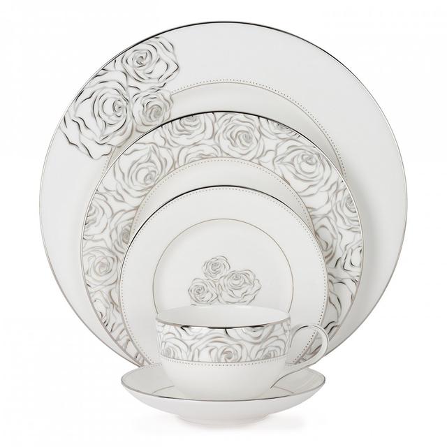 Monique Lhuillier Waterford Sunday Rose 5-Piece Place Setting