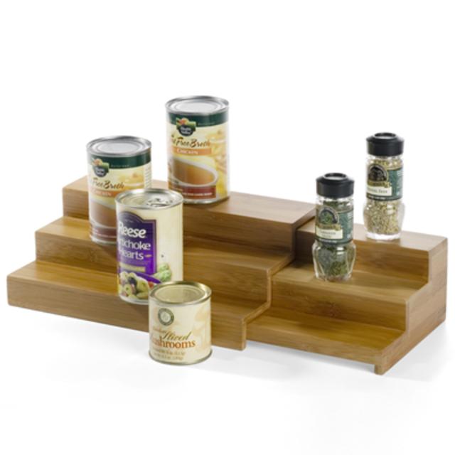 3-Tier Bamboo Expanding Shelf