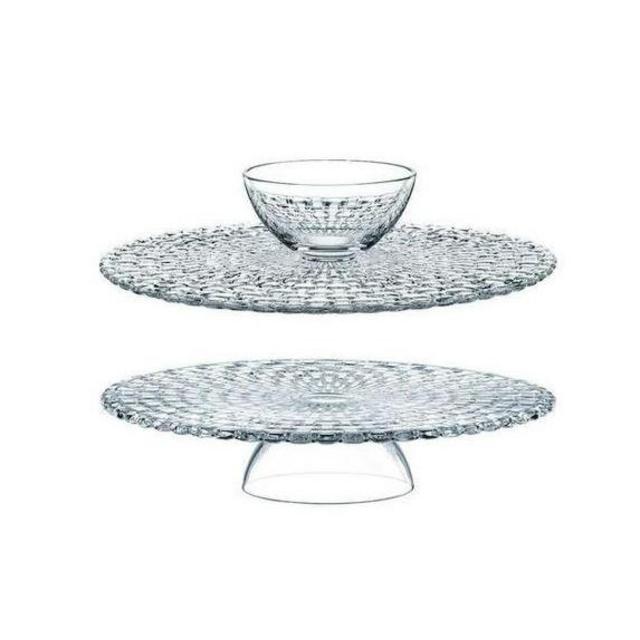NACHTMANN Bossa Nova Cake Plate / Chip and Dip