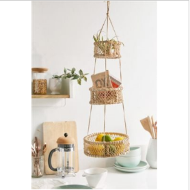 Three Tier Hanging Basket | Urban Outfitters