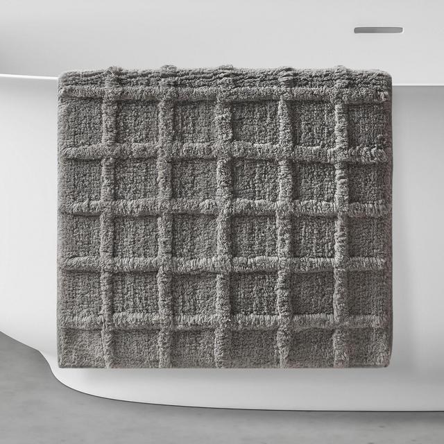Arlette Cotton Bath Mat - Gray