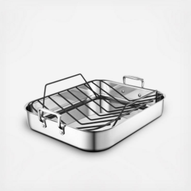 Stainless Steel Roasting Pan with Nonstick Rack | Le Creuset® Official Site
