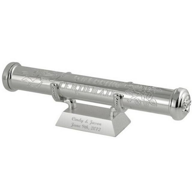 Elegant Marriage Certificate Holder with Stand
