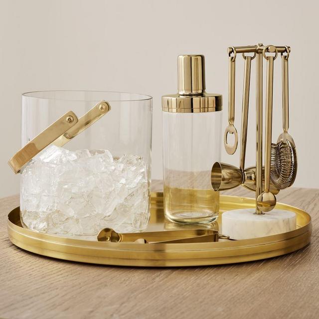 Archer Barware Collection, Cocktail Shaker, Polished Nickel