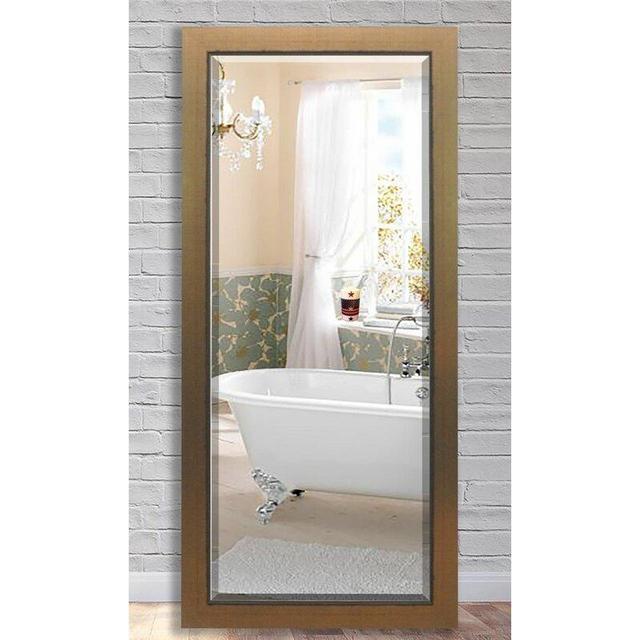 Beveled Gold Traditional Wall Mirror