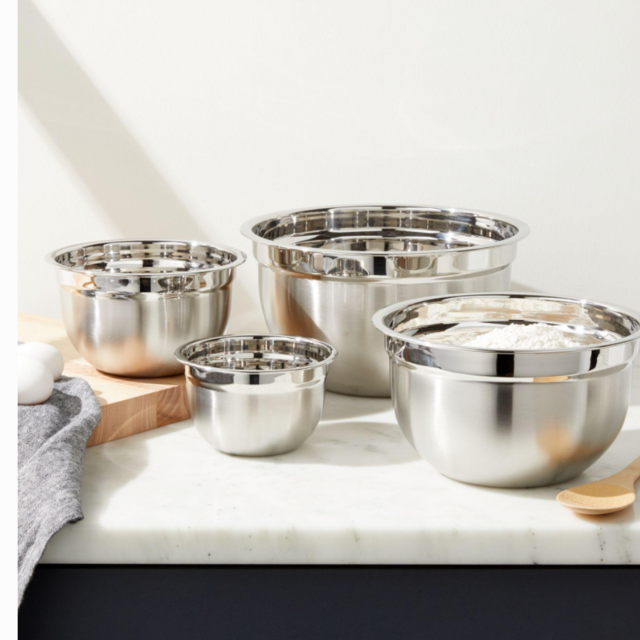 4-Piece Stainless Steel Bowls