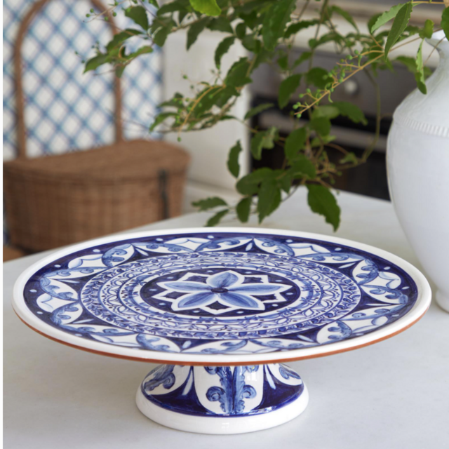 Alentejo Terracota Footed Plate