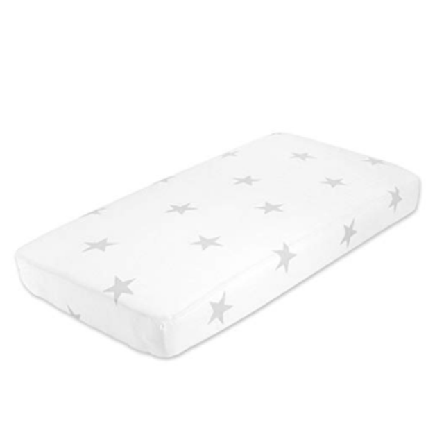aden + anais Classic Crib Sheet, Twinkle Silver Star- Muslin Cotton