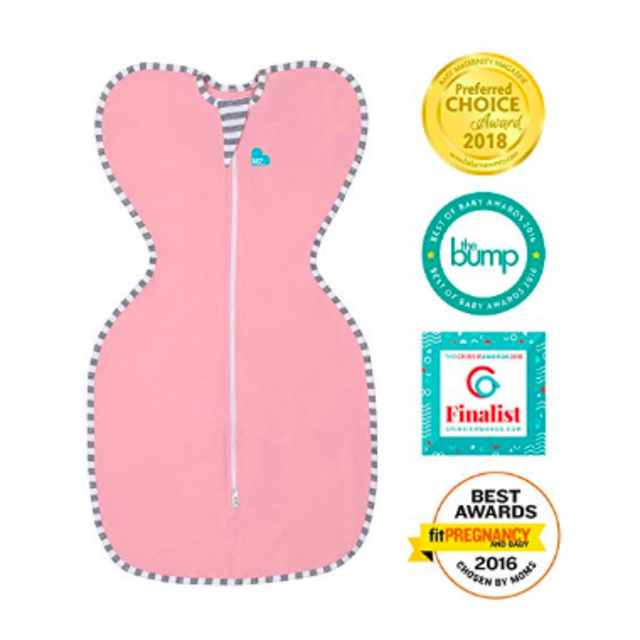 Love To Dream Swaddle UP Original 1.0 TOG, Pink, Small, 7-13 lbs.