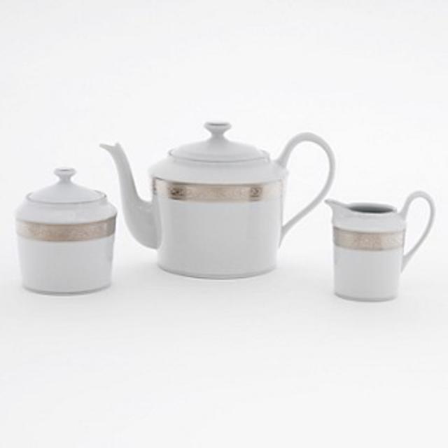 Philippe Deshoulieres"Trianon" Platinum Teapot