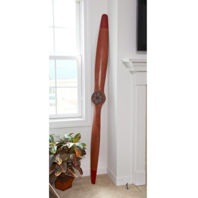 Vintage Wooden Propeller with Red Tips (6 ft.)