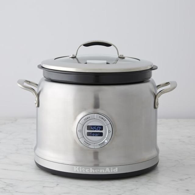KitchenAid® 4-Qt. Stainless-Steel Multi-Cooker with Steam/Roast Rack