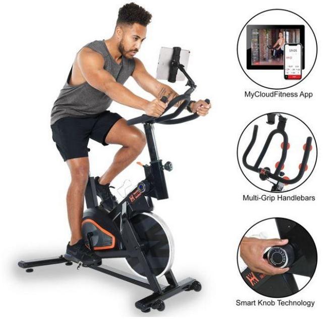 Contribute toward Women's Health Men's Health Eclipse Indoor Cycling Bike with MyCloudFitness App